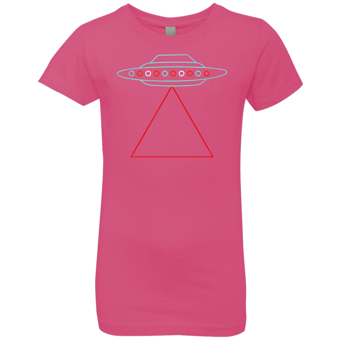 T-Shirts Hot Pink / YXS UFO Tri Girls Premium T-Shirt