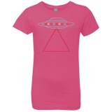 T-Shirts Hot Pink / YXS UFO Tri Girls Premium T-Shirt