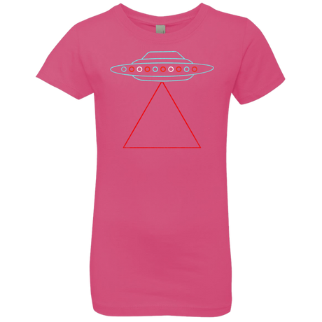 T-Shirts Hot Pink / YXS UFO Tri Girls Premium T-Shirt