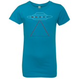 T-Shirts Turquoise / YXS UFO Tri Girls Premium T-Shirt