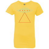 T-Shirts Vibrant Yellow / YXS UFO Tri Girls Premium T-Shirt