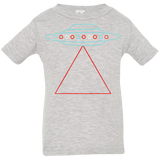 T-Shirts Heather Grey / 6 Months UFO Tri Infant Premium T-Shirt