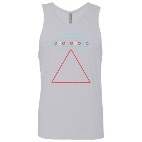 T-Shirts Heather Grey / S UFO Tri Men's Premium Tank Top