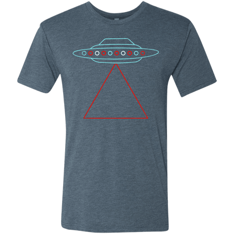 T-Shirts Indigo / S UFO Tri Men's Triblend T-Shirt