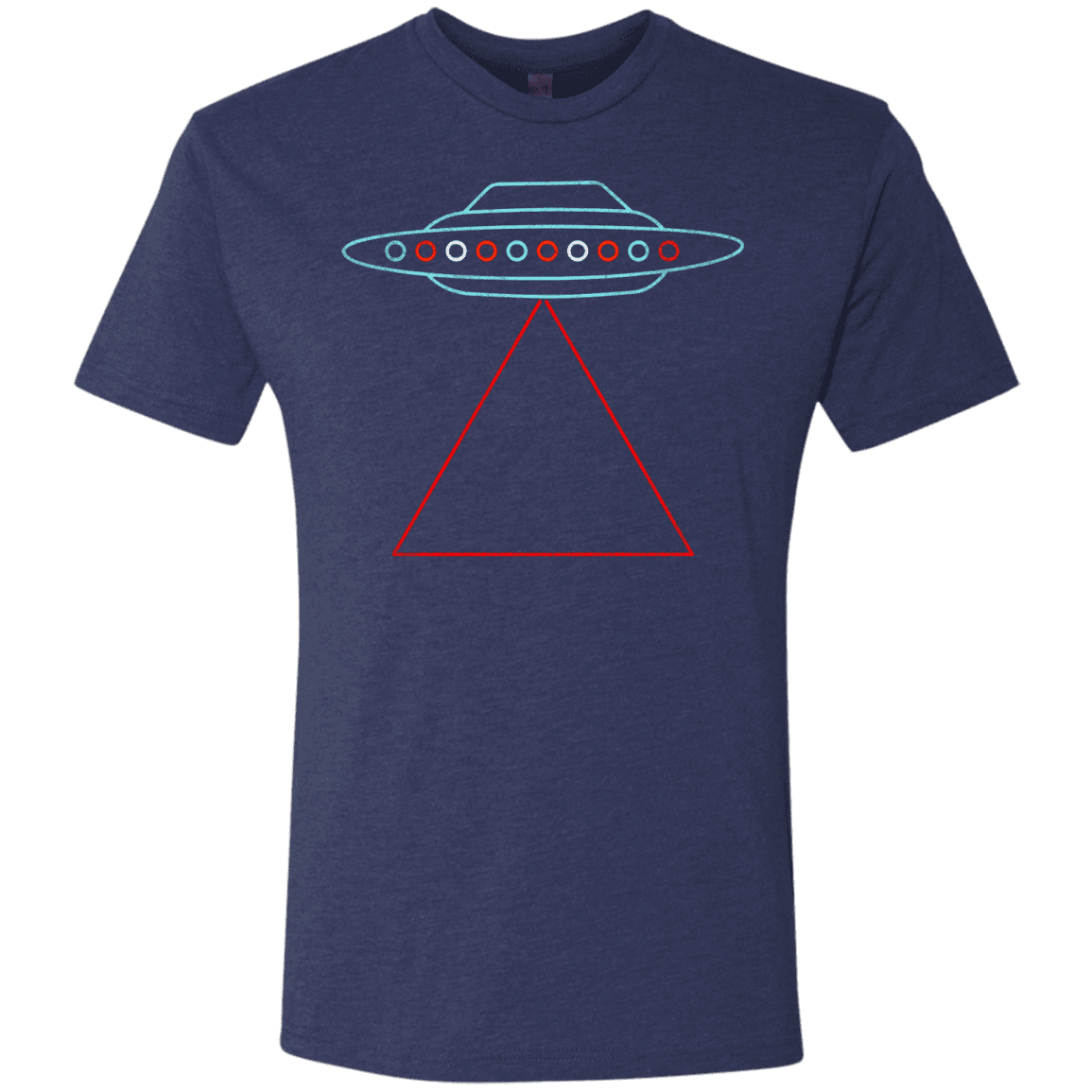 T-Shirts Vintage Navy / S UFO Tri Men's Triblend T-Shirt