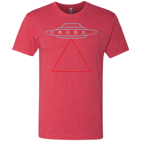 T-Shirts Vintage Red / S UFO Tri Men's Triblend T-Shirt