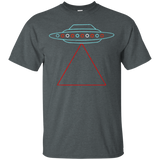 T-Shirts Dark Heather / S UFO Tri T-Shirt