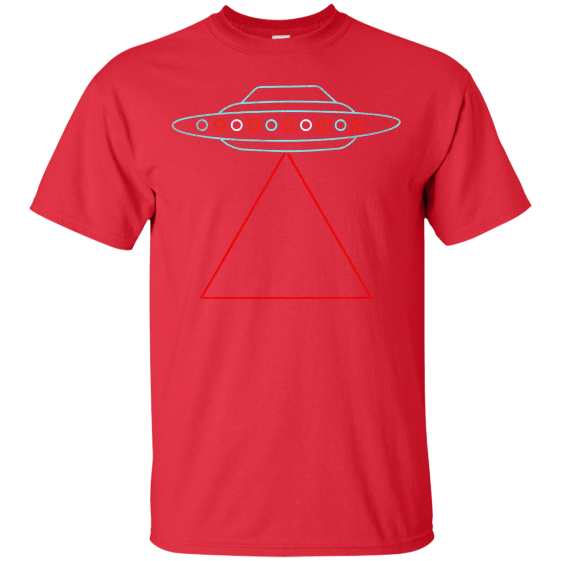 T-Shirts Red / S UFO Tri T-Shirt