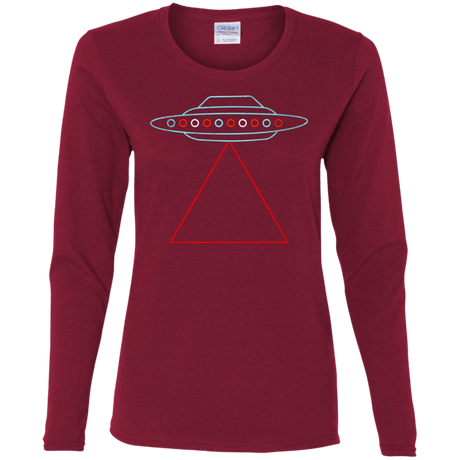 T-Shirts Cardinal / S UFO Tri Women's Long Sleeve T-Shirt