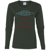 T-Shirts Forest / S UFO Tri Women's Long Sleeve T-Shirt