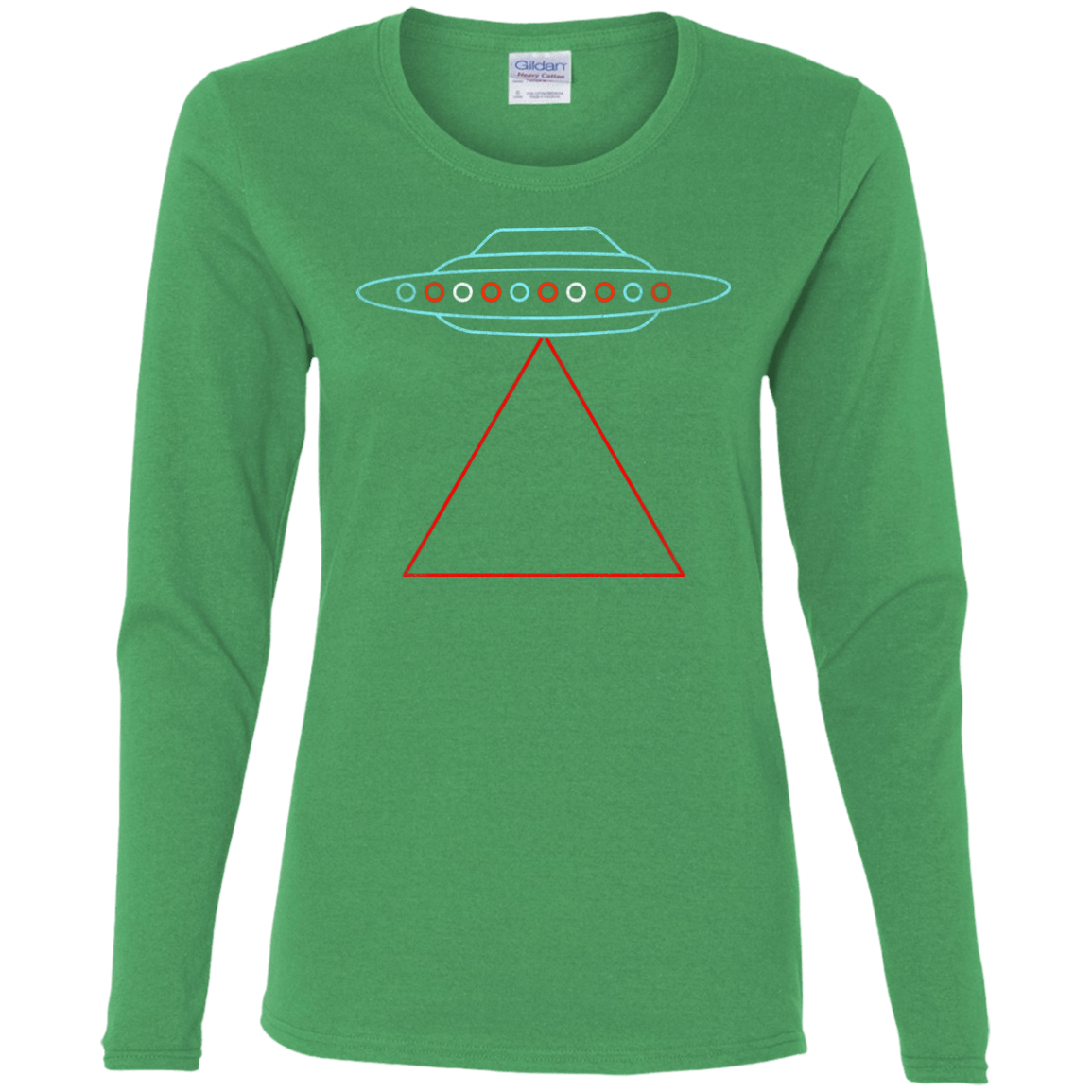 T-Shirts Irish Green / S UFO Tri Women's Long Sleeve T-Shirt