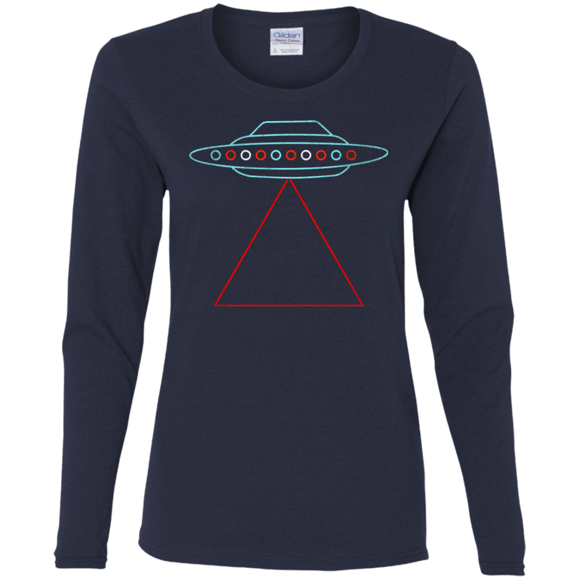 T-Shirts Navy / S UFO Tri Women's Long Sleeve T-Shirt