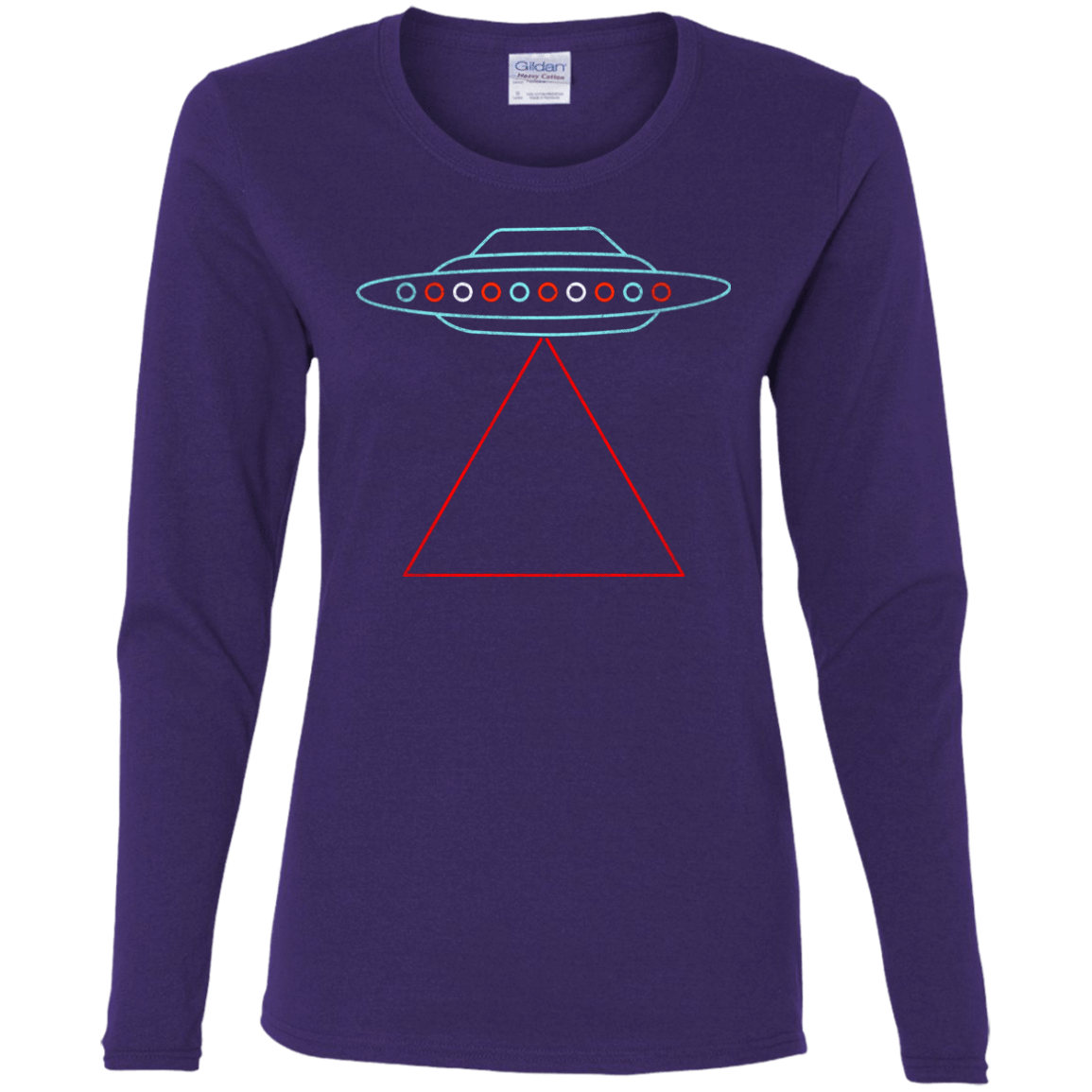 T-Shirts Purple / S UFO Tri Women's Long Sleeve T-Shirt