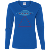 T-Shirts Royal / S UFO Tri Women's Long Sleeve T-Shirt