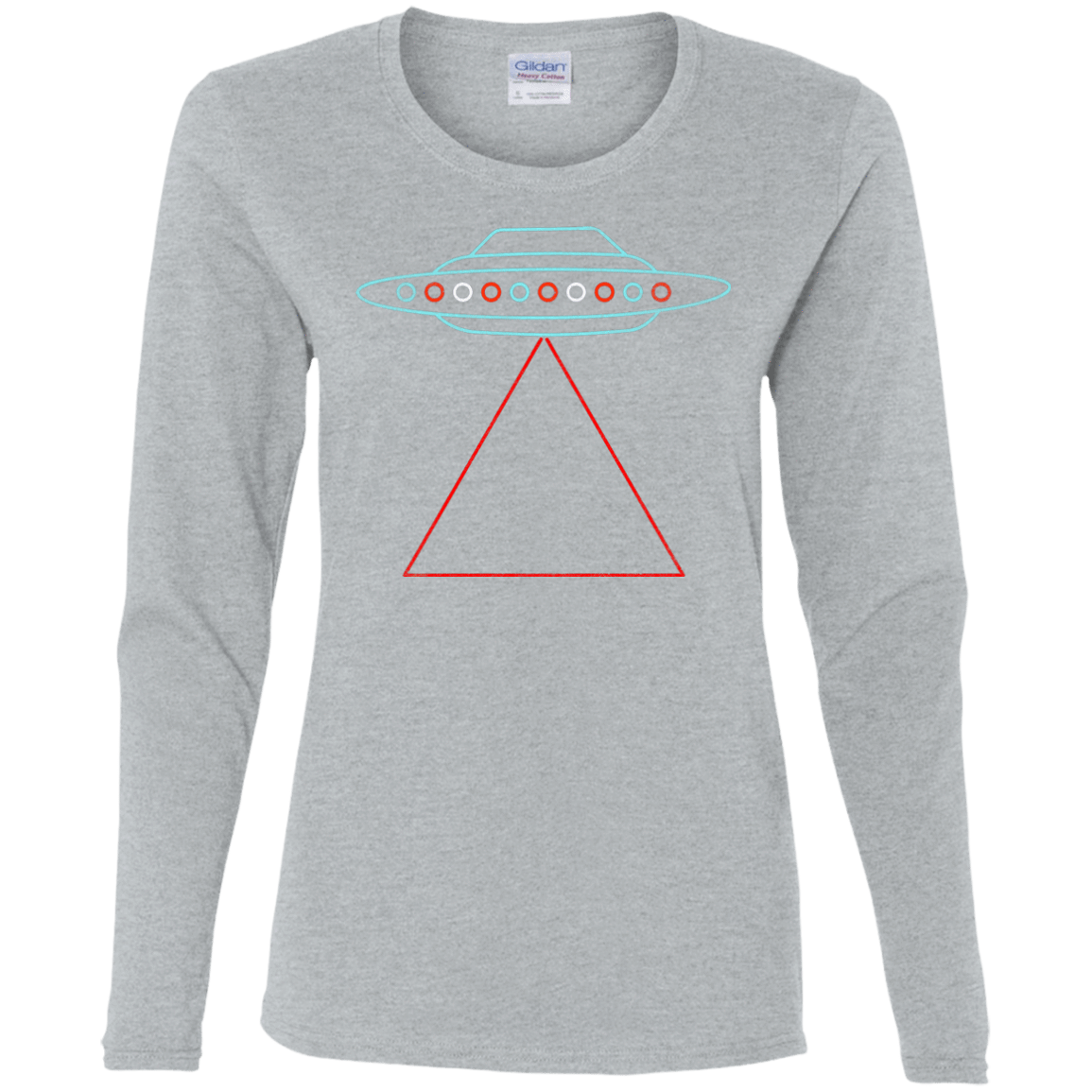 T-Shirts Sport Grey / S UFO Tri Women's Long Sleeve T-Shirt