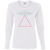 T-Shirts White / S UFO Tri Women's Long Sleeve T-Shirt