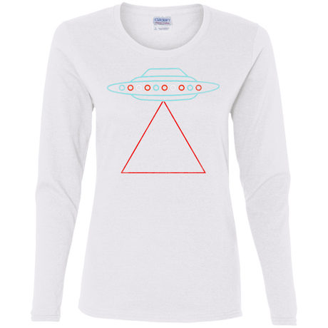 T-Shirts White / S UFO Tri Women's Long Sleeve T-Shirt
