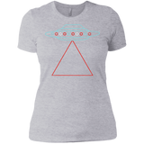 T-Shirts Heather Grey / X-Small UFO Tri Women's Premium T-Shirt