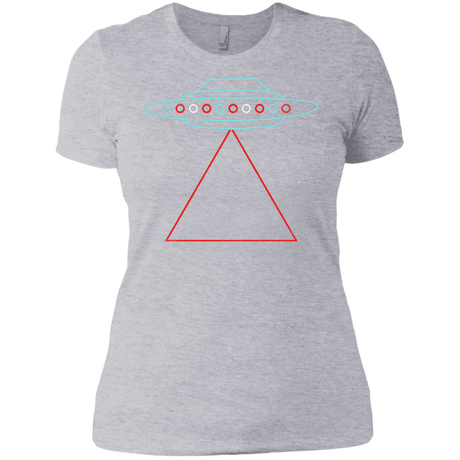 T-Shirts Heather Grey / X-Small UFO Tri Women's Premium T-Shirt
