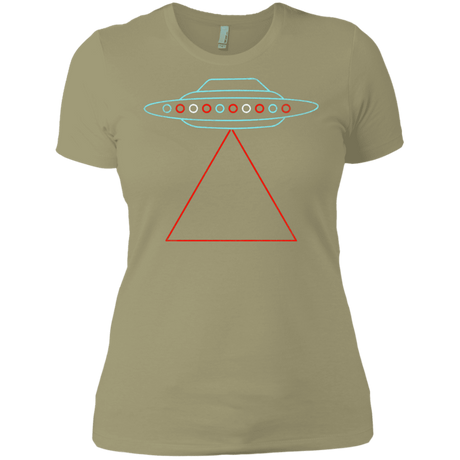 T-Shirts Light Olive / X-Small UFO Tri Women's Premium T-Shirt