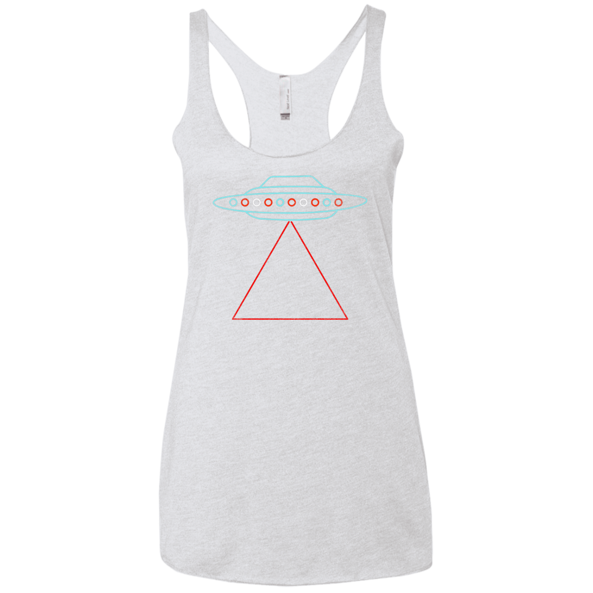 UFO Tri Women's Triblend Racerback Tank
