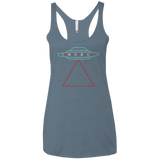 UFO Tri Women's Triblend Racerback Tank