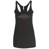 UFO Tri Women's Triblend Racerback Tank