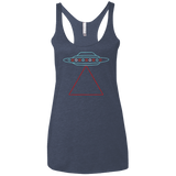 UFO Tri Women's Triblend Racerback Tank