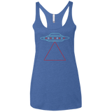 UFO Tri Women's Triblend Racerback Tank