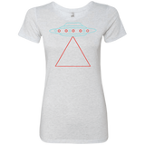 T-Shirts Heather White / S UFO Tri Women's Triblend T-Shirt