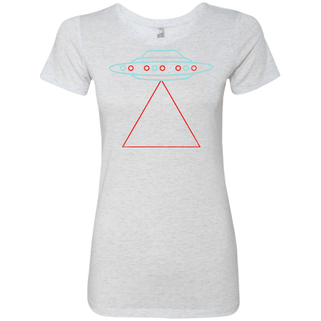 T-Shirts Heather White / S UFO Tri Women's Triblend T-Shirt