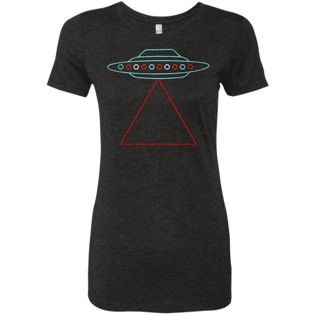 T-Shirts Vintage Black / S UFO Tri Women's Triblend T-Shirt