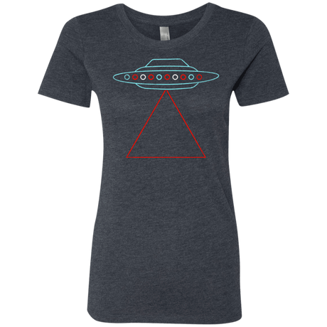 T-Shirts Vintage Navy / S UFO Tri Women's Triblend T-Shirt