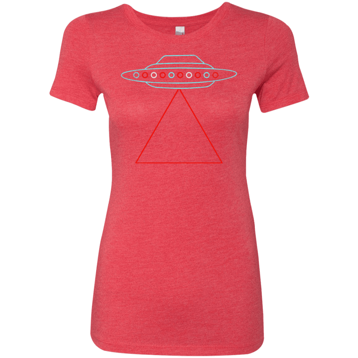 T-Shirts Vintage Red / S UFO Tri Women's Triblend T-Shirt