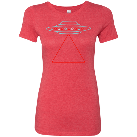 T-Shirts Vintage Red / S UFO Tri Women's Triblend T-Shirt