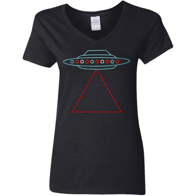 T-Shirts Black / S UFO Tri Women's V-Neck T-Shirt