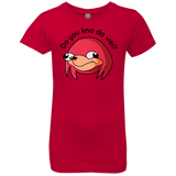 T-Shirts Red / YXS Ugandan Knuckles Girls Premium T-Shirt