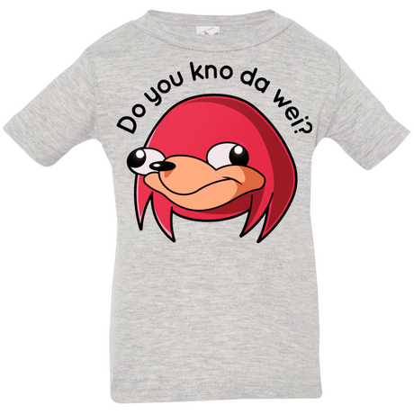 T-Shirts Heather / 6 Months Ugandan Knuckles Infant Premium T-Shirt