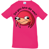 T-Shirts Hot Pink / 6 Months Ugandan Knuckles Infant Premium T-Shirt