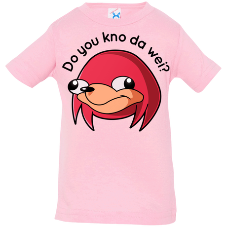 T-Shirts Pink / 6 Months Ugandan Knuckles Infant Premium T-Shirt
