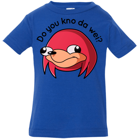T-Shirts Royal / 6 Months Ugandan Knuckles Infant Premium T-Shirt