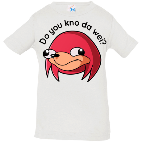 T-Shirts White / 6 Months Ugandan Knuckles Infant Premium T-Shirt