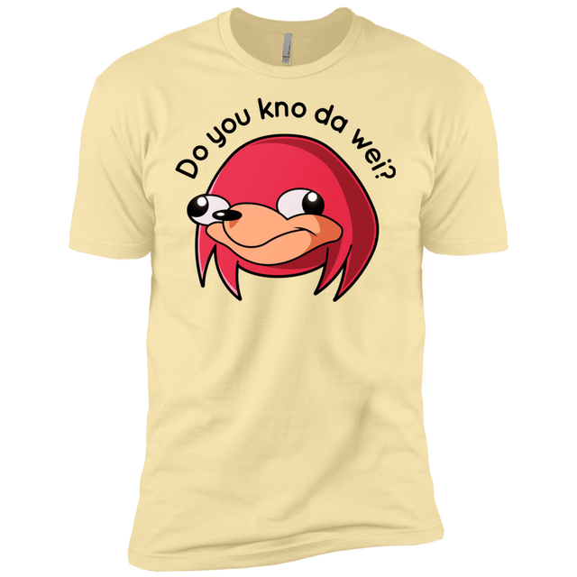 T-Shirts Banana Cream / X-Small Ugandan Knuckles Men's Premium T-Shirt