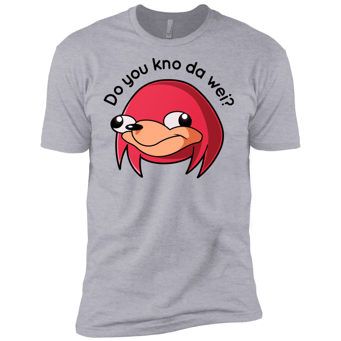 T-Shirts Heather Grey / X-Small Ugandan Knuckles Men's Premium T-Shirt