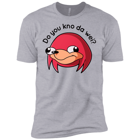 T-Shirts Heather Grey / X-Small Ugandan Knuckles Men's Premium T-Shirt