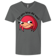 T-Shirts Heavy Metal / X-Small Ugandan Knuckles Men's Premium V-Neck