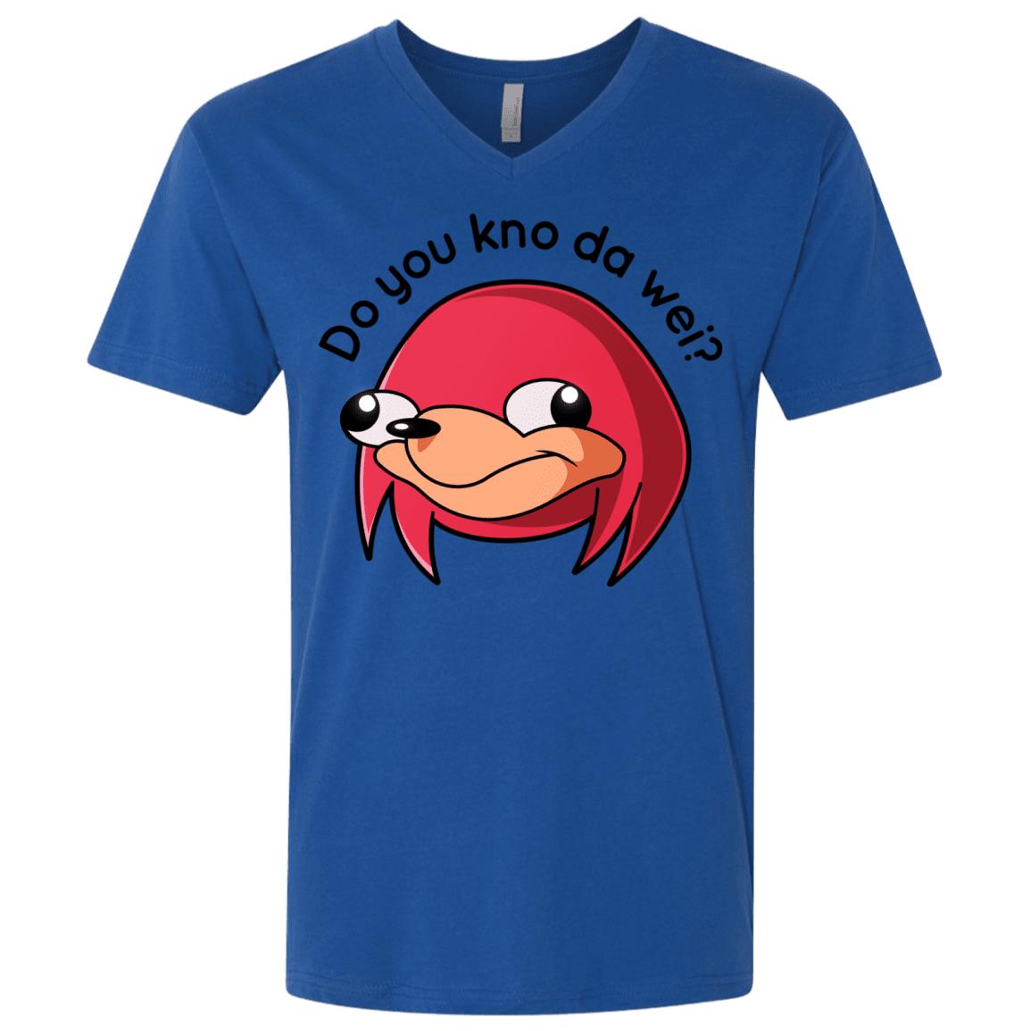 T-Shirts Royal / X-Small Ugandan Knuckles Men's Premium V-Neck