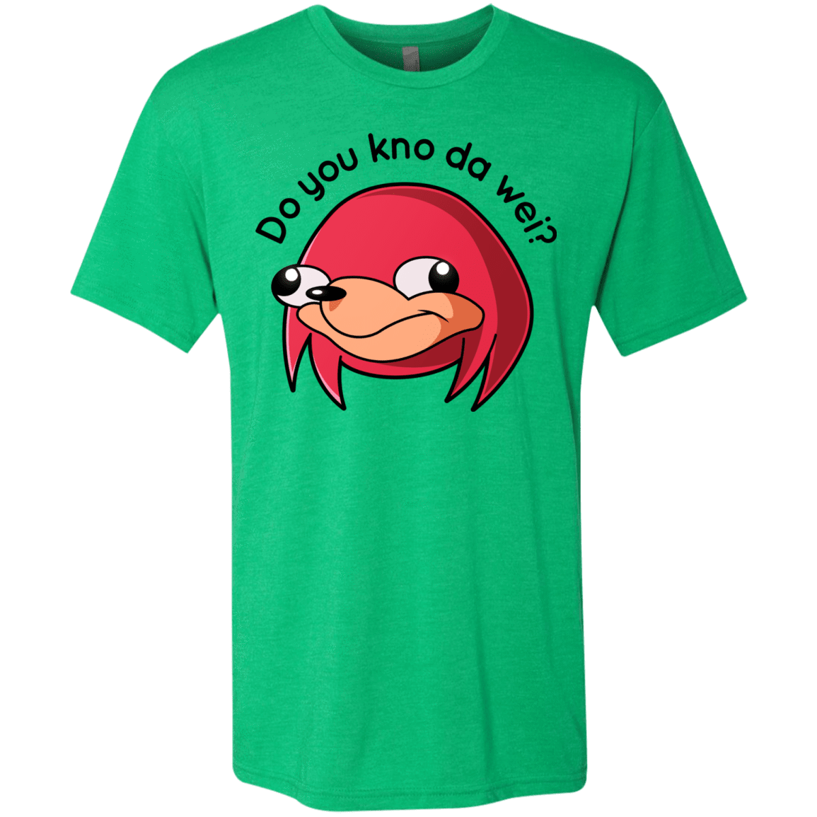 T-Shirts Envy / Small Ugandan Knuckles Men's Triblend T-Shirt