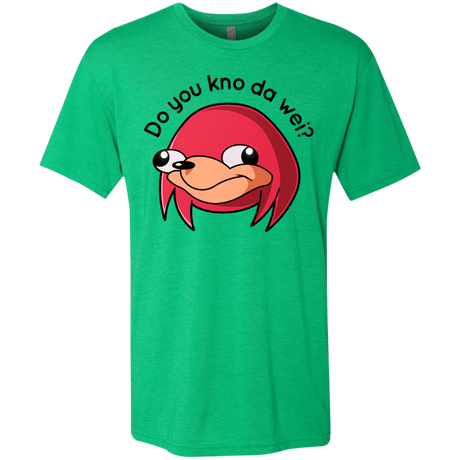 T-Shirts Envy / Small Ugandan Knuckles Men's Triblend T-Shirt