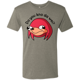 T-Shirts Venetian Grey / Small Ugandan Knuckles Men's Triblend T-Shirt